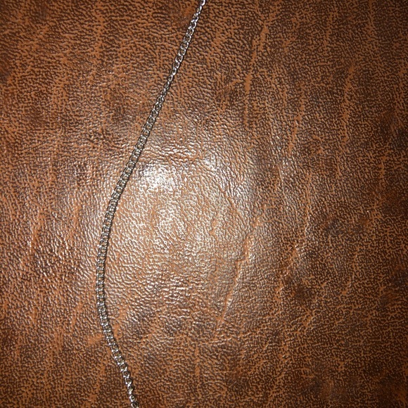 Silver micro Cuban chain - Picture 3 of 3